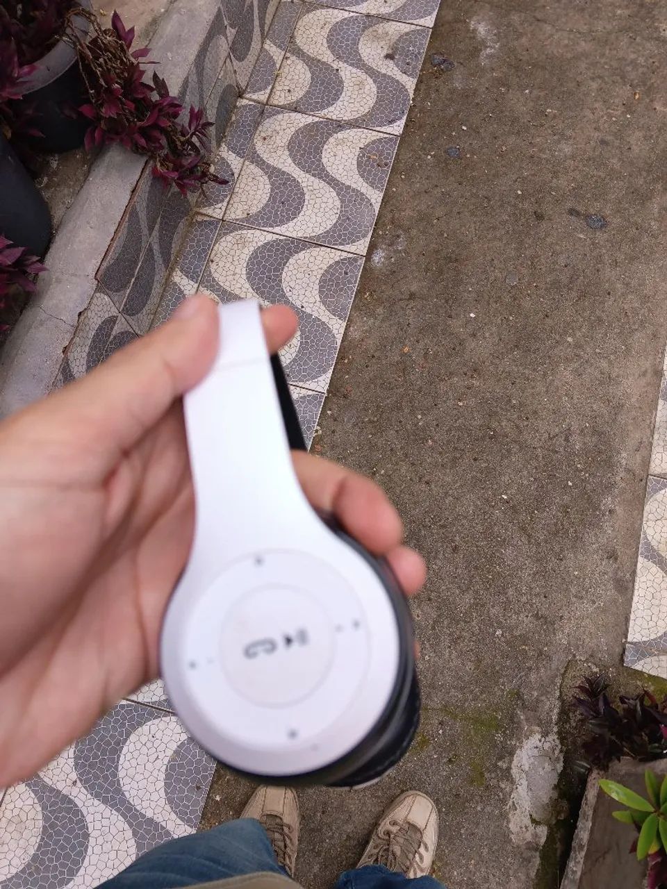 Headset headphone sodado errado do lado esquerdo  - Foto 2