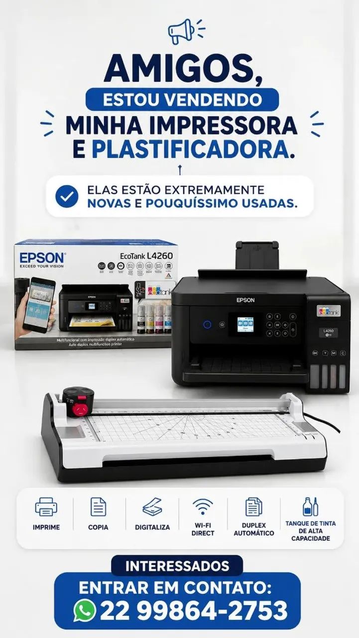 Impressora Epson  profissional. 