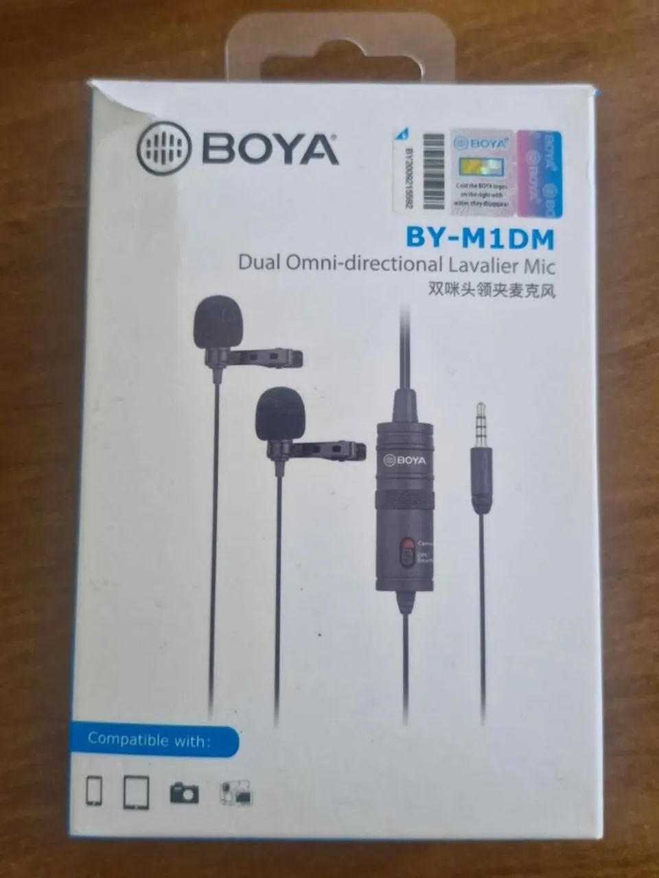 Microfone de lapela 