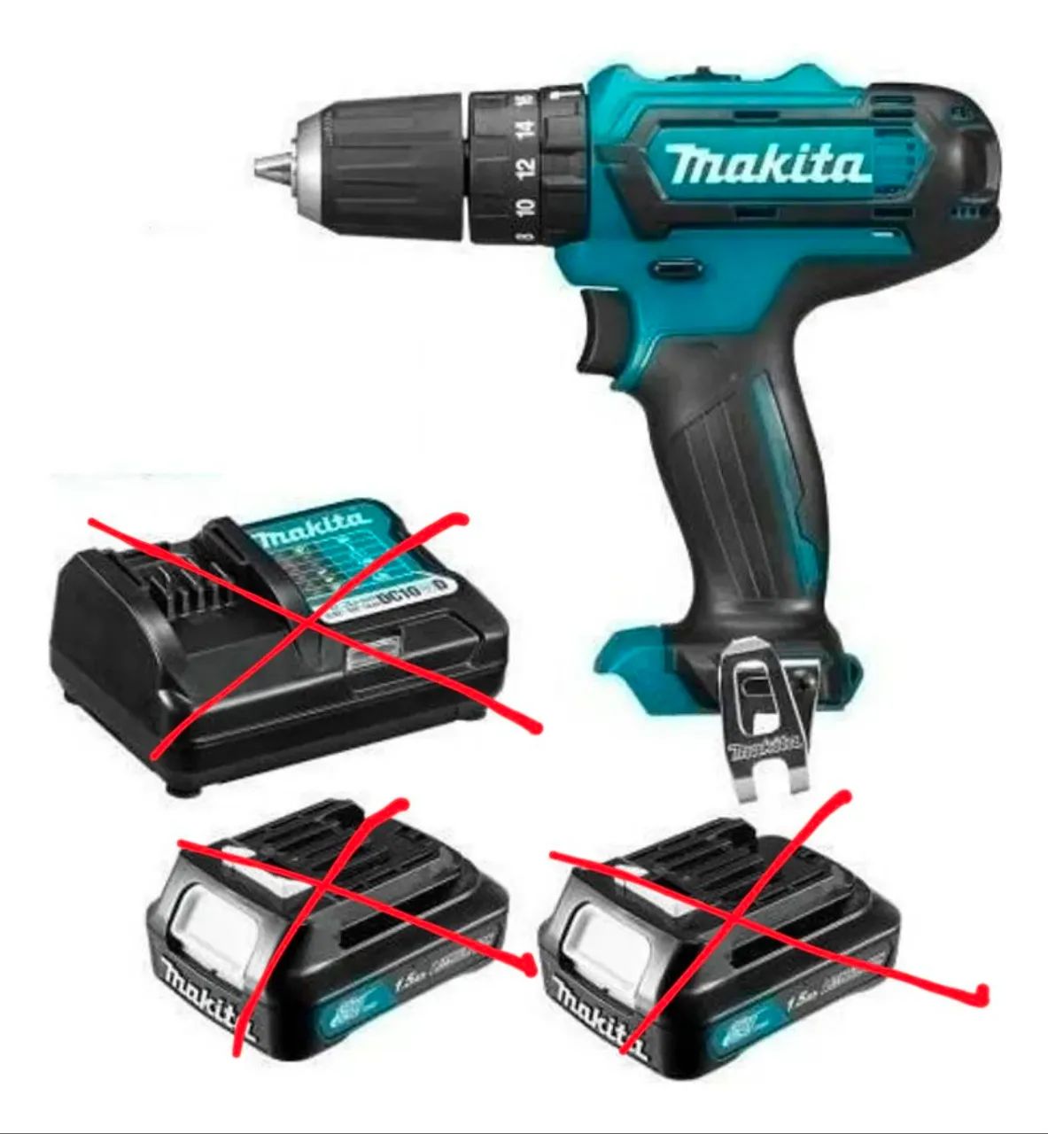 FURADEIRA E PARAFUSADEIRA MAKITA 333 SEM BATERIA