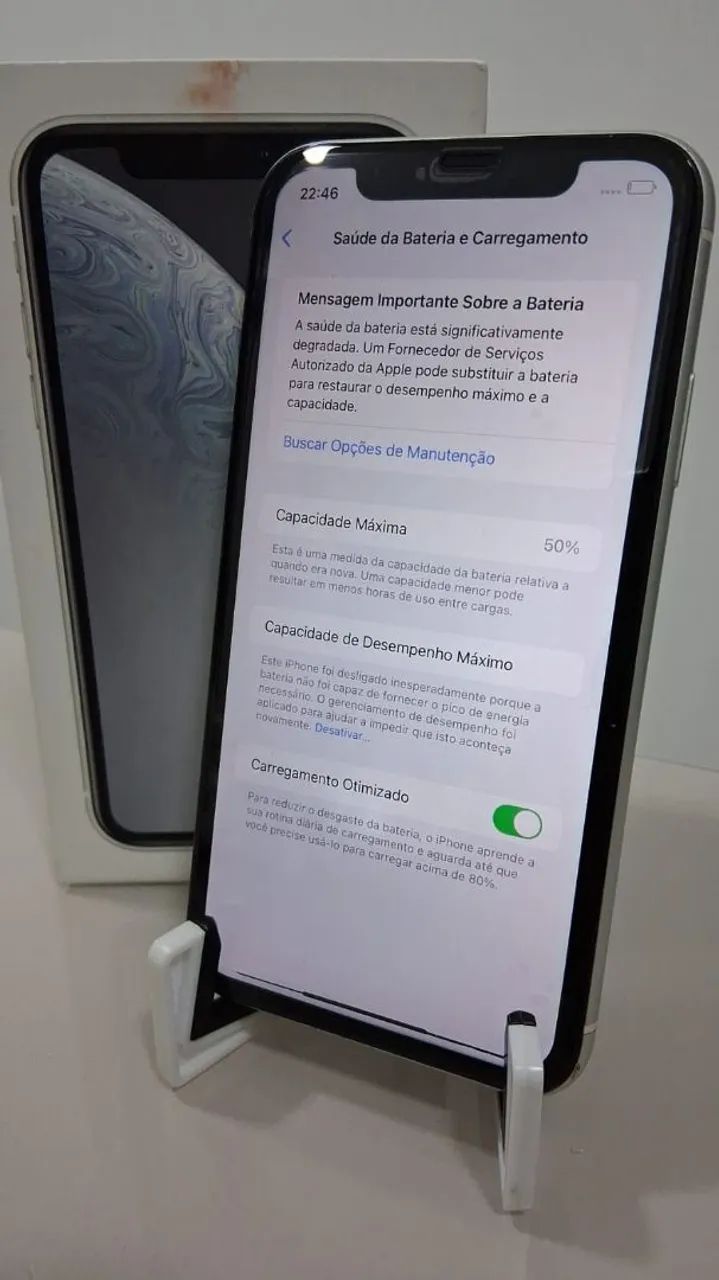 iPhone XR Branco 128 GB  - Foto 3