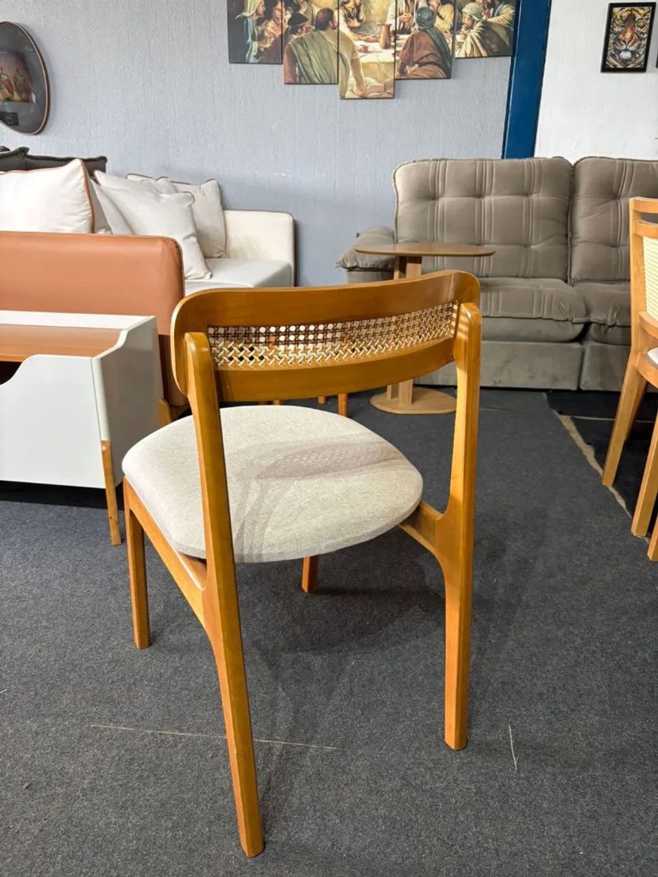 Mesa de Jantar retangular 1,80×90 com 6 cadeiras Nova a pronta entrega  - Foto 4