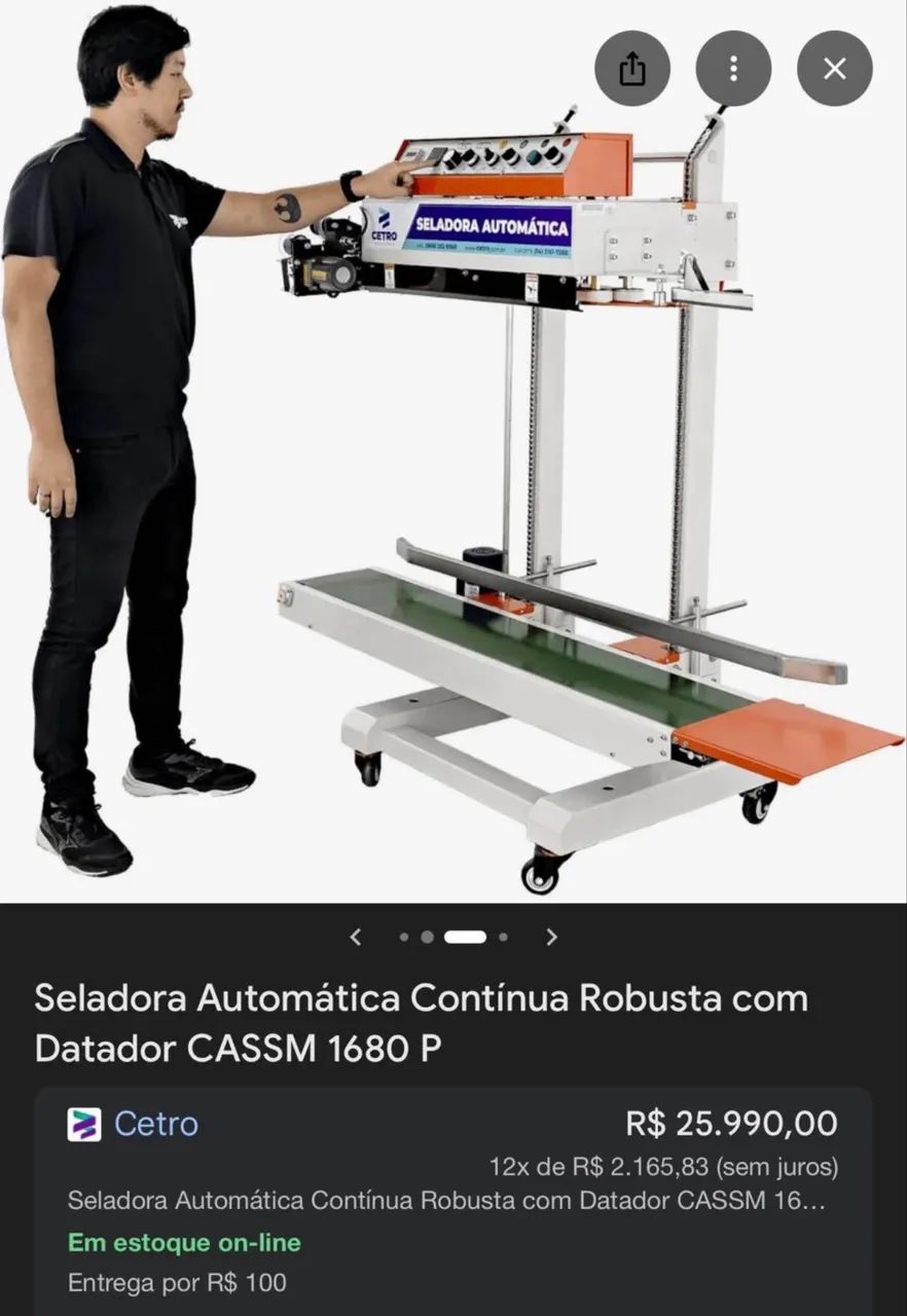 Seladora robusta da Cetro com datador - Foto 2