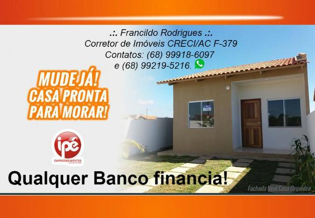 Casa no Loteamento Bonsucesso pronta para financiar