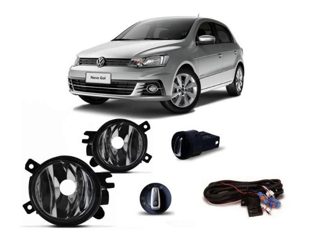 Kit Farolete Gol G7 / Voyage G7 sem Grade com Botão Original