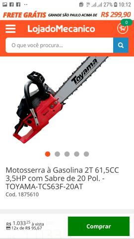 Motor serra profissional, impecável 600$ - Foto 5