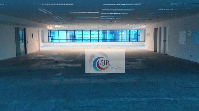 Conjunto comercial de 474m² de área útil em vão livre, piso elevado, forro de gesso, lumin - Foto 2