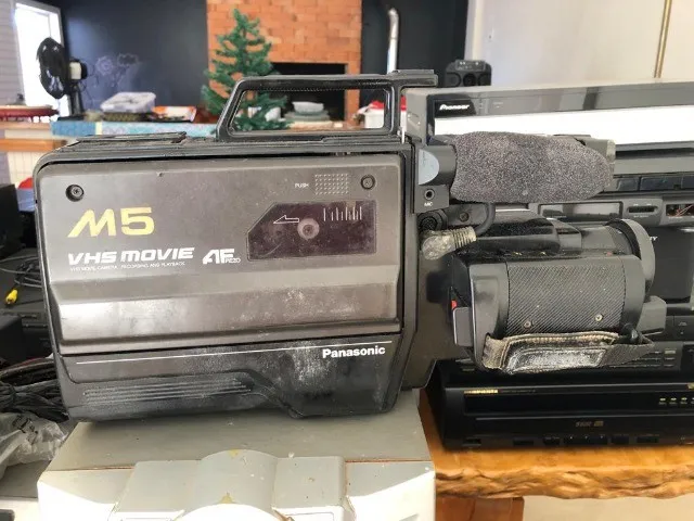 filmadoras vintage, panasonic e jvc
