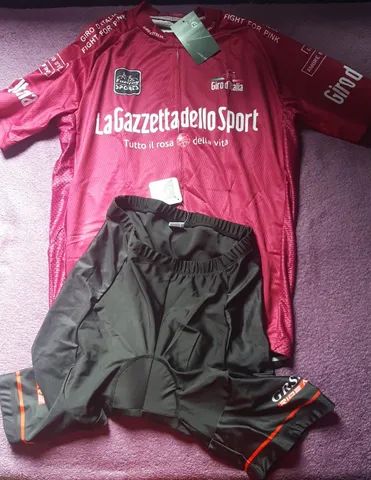 conjunto de roupa de ciclista