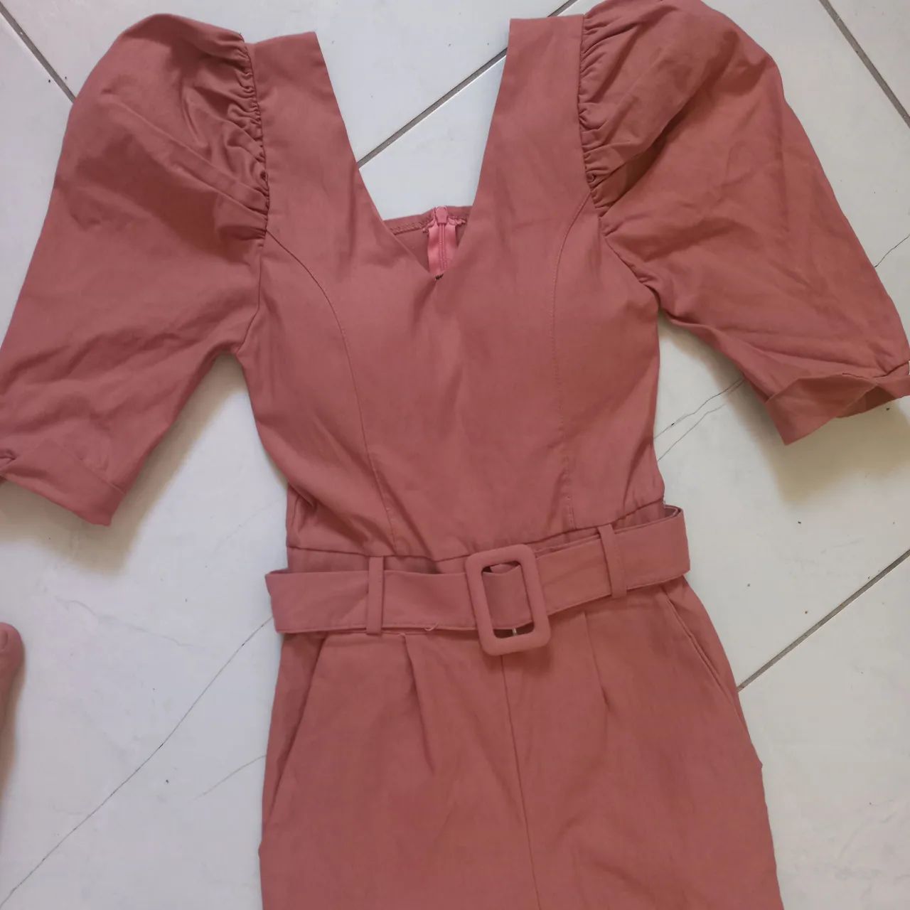 Macacão Feminino Rosa Claro - Novo - Foto 2