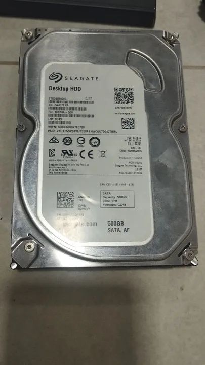 HD Seagate 500GB SATA