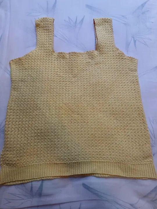 Blusa Feminina de Crochê em Linha Amarela - Foto 4