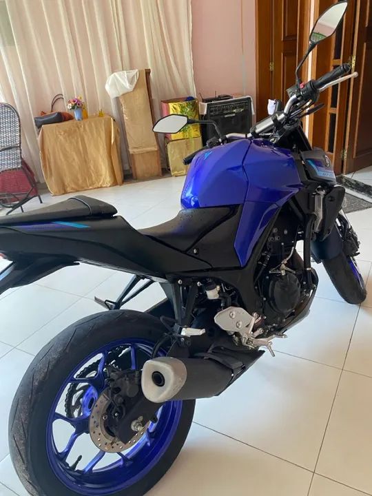 Yamaha MT-03 2023 - Azul - Impecável - Foto 10