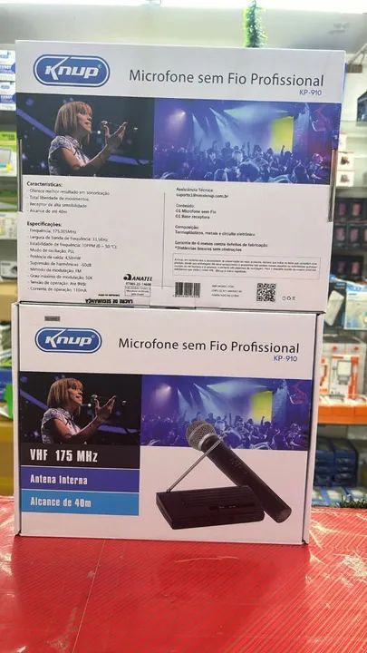 Microfone Sem Fio Profissional Knup KP-910 - Foto 2