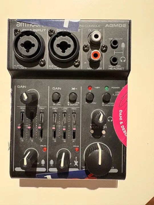 Interface  e Mesa de Som 2 Canais - Foto 3