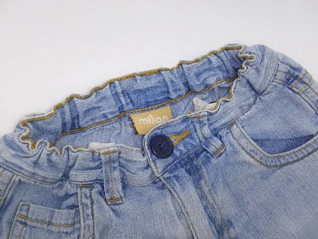 Bermuda Shorts Jeans Infantil Menino Milon Tam.2 - Foto 3