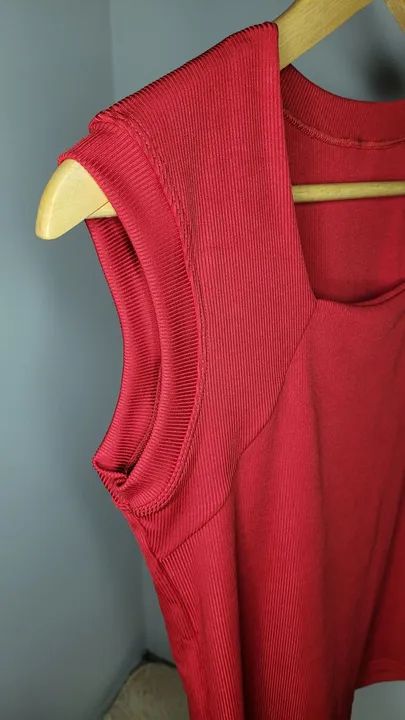 Blusa feminina ribana vermelha - G1 - Foto 3