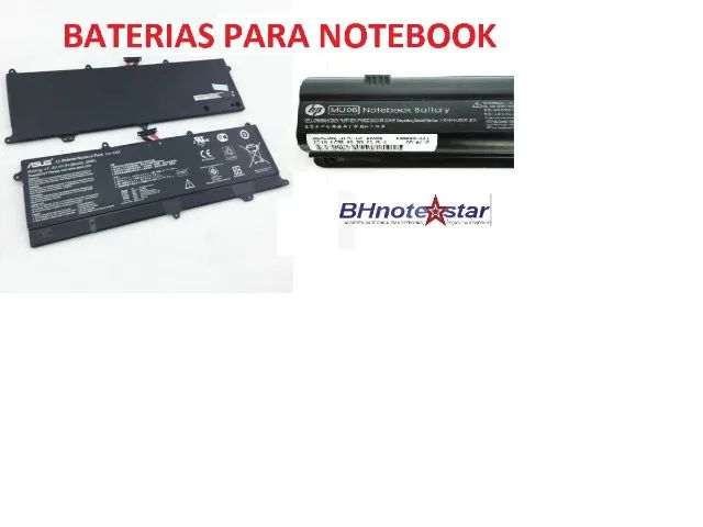 Bateria para Macbook e Notebook de todas as marcas e modelos.