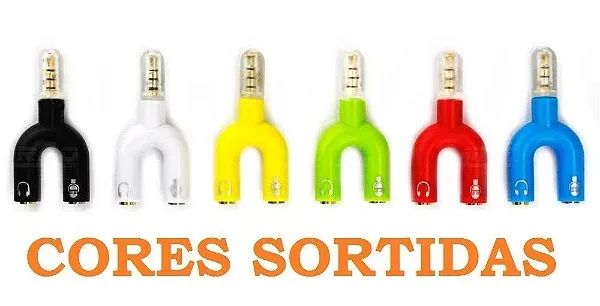 adaptador de áudio p3 x p2 kirin fone microfone no celular - Foto 4