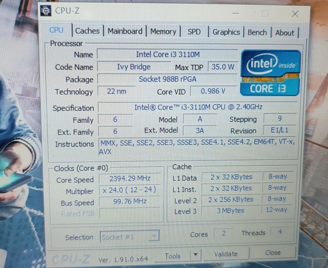 Processador i3 terceira geração notebook - Foto 2