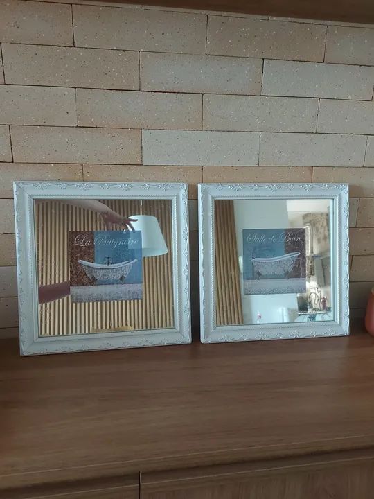 2 Quadros espelhados