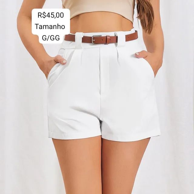  short em alfaiataria chique e sofisticado 