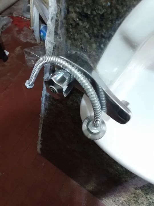 Pia de banheiro de mármore polido  - Foto 2