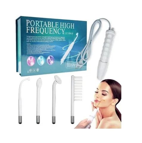 Alta Frequencia Portátil Facial E Capilar Com 4 Eletrodos - Foto 2