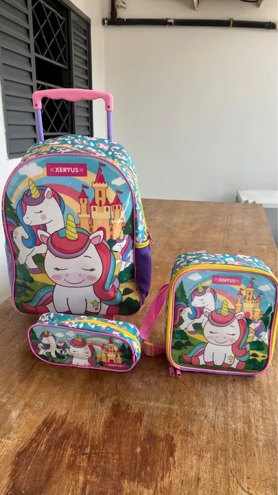 Kit Escolar Unicórnio marca Xeryus