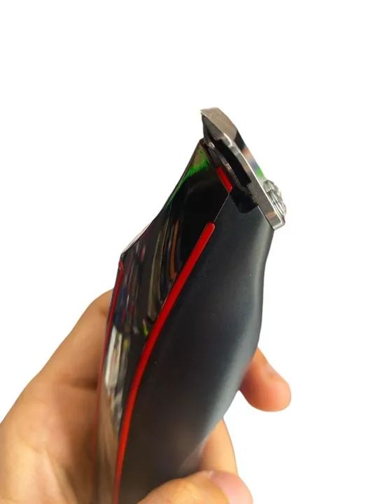 MÁQUINA DE ACABAMENTO PROFISSIONAL KEMEI KM-032 - Foto 5