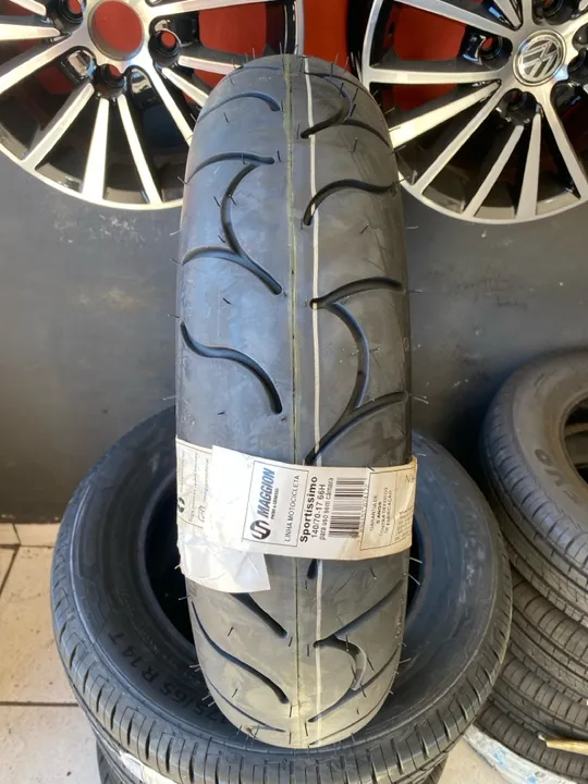 Pneu 140/70/17 traseiro cb300 marca maggion uso s/camara (instalação gratuita)