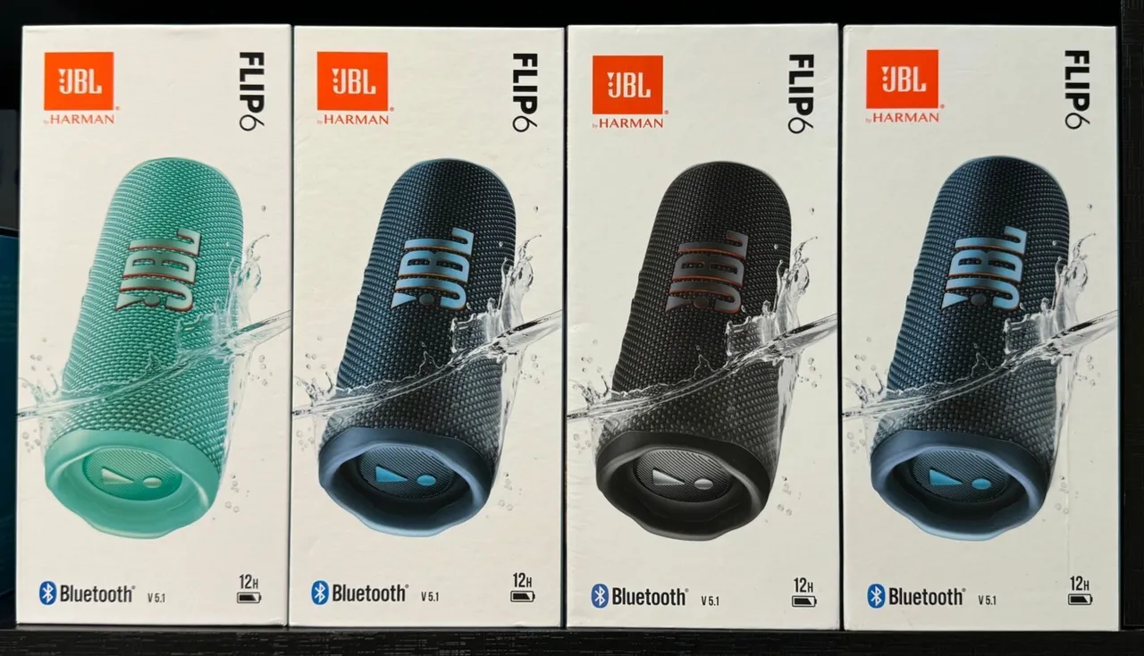 **? *JBL Flip 6 - Potência e Qualidade de Som em Cores Vibrantes!* ?**