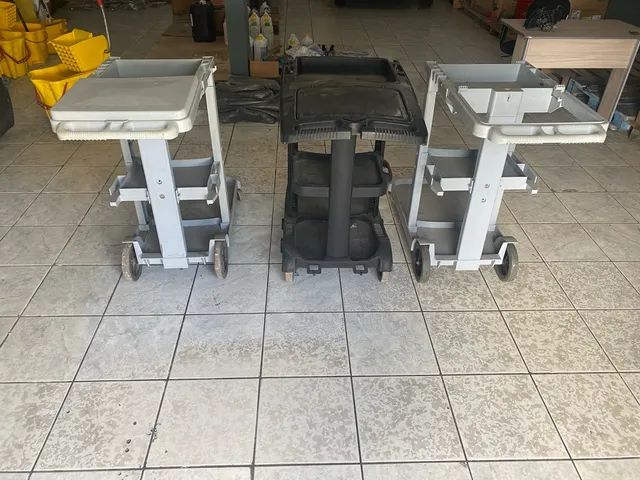 Carrinho multifuncional de limpeza 