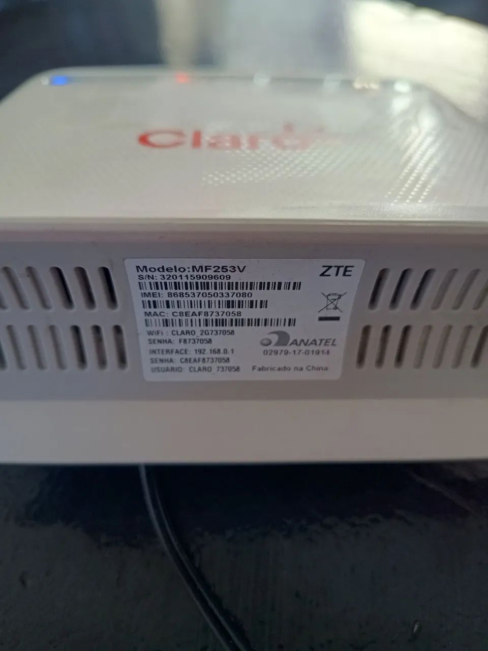 Vendo modem Roteador Zte Mf253m Lte Wireless Chip 4gmax, desbloqueado. LEIAAA. - Foto 4