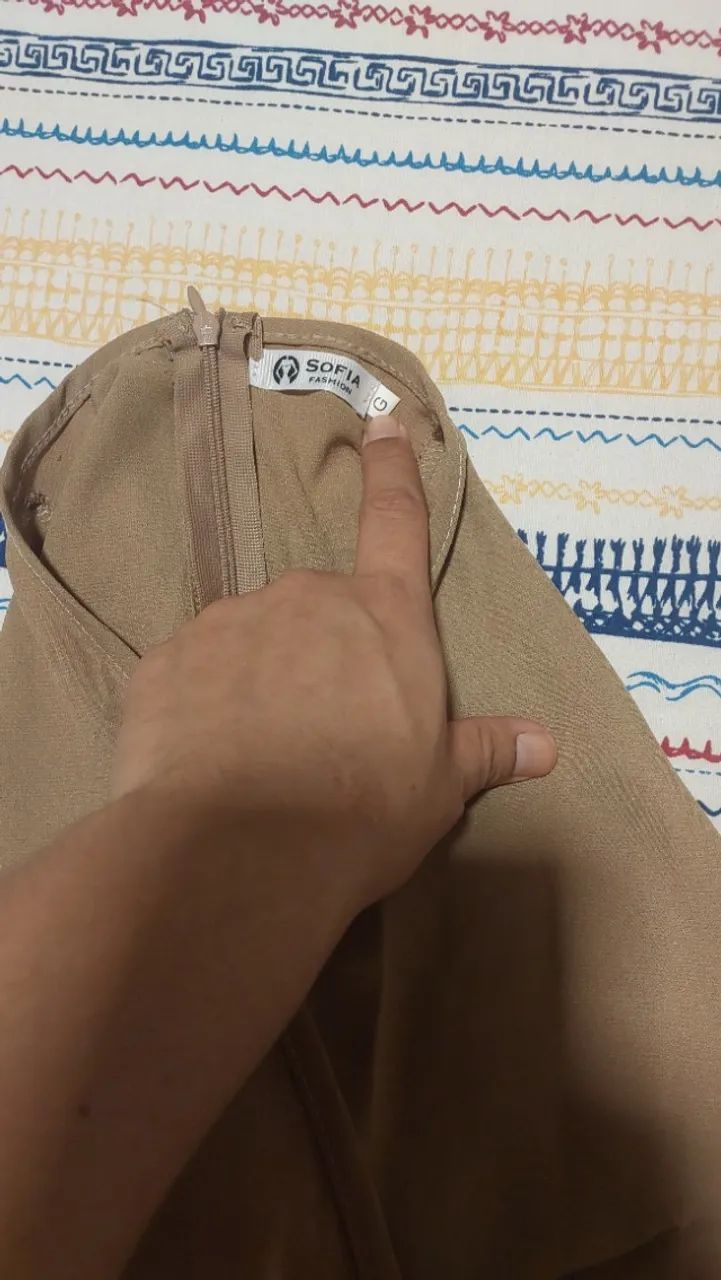 NOVO - Macacão pantalona - Tam.G - Foto 3