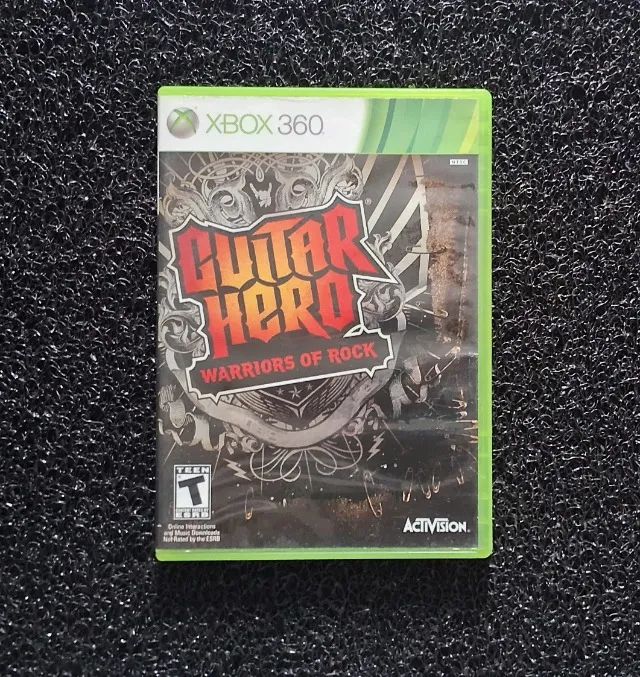 Guitar Hero: Warriors of Rock - Original e completo (riscado) - Xbox 360