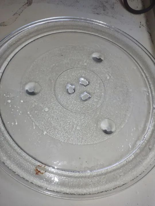 Prato de vidro para micro-ondas