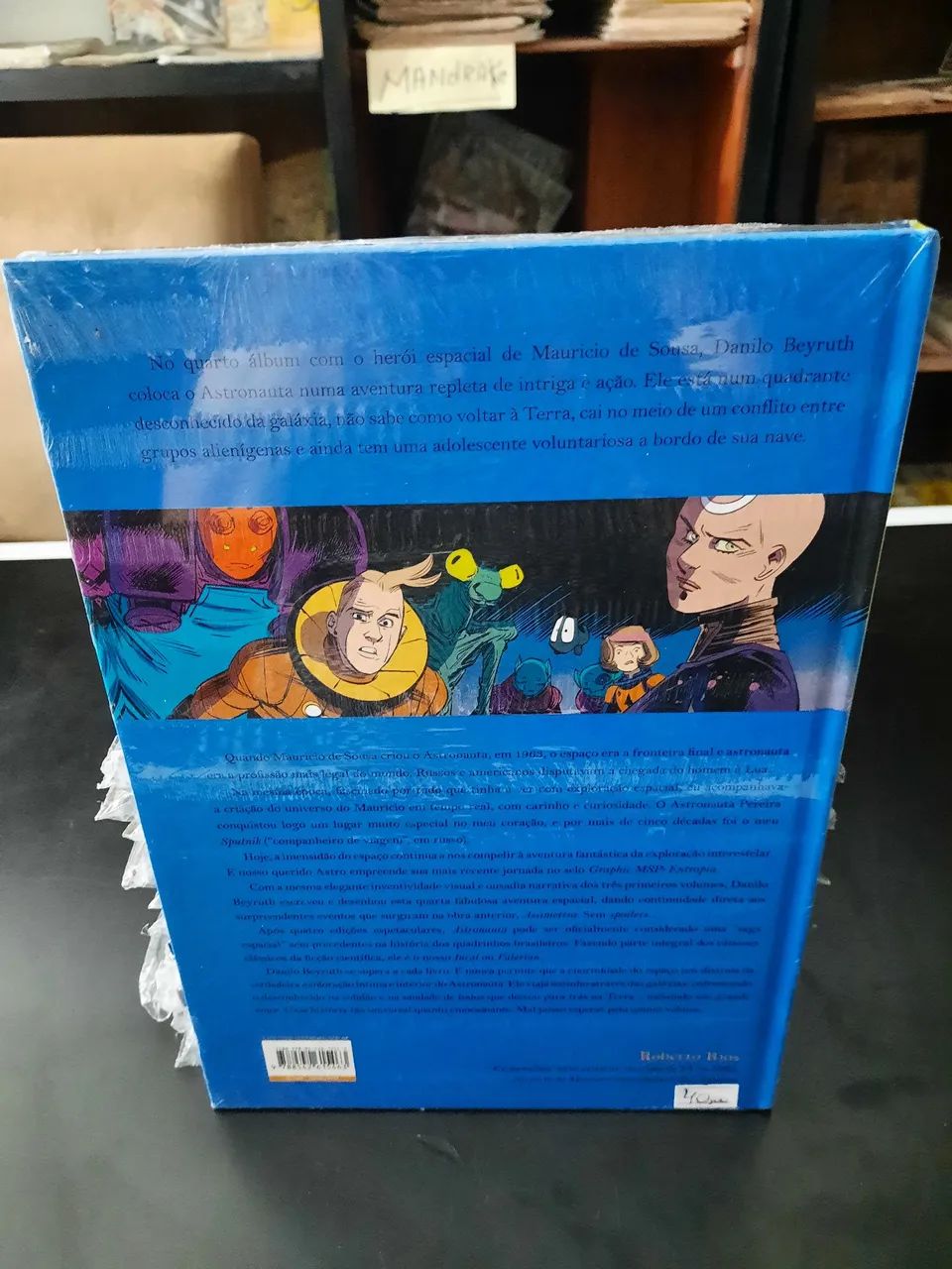 ASTRONAUTA ENTROPIA editora panini comics graphic msp(Maurício de Sousa) - Foto 5