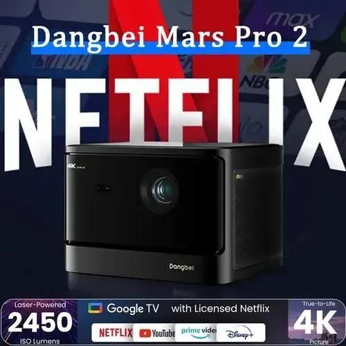 Projetor 4k Nativo Dangbei Mars Pro 2 Google TV Netflix Licenciado - Foto 4