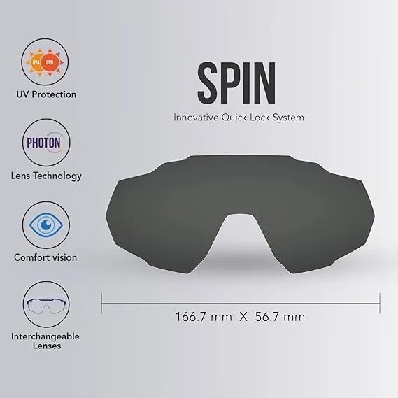 ACESSORIO HB LENTE SPIN SILVER