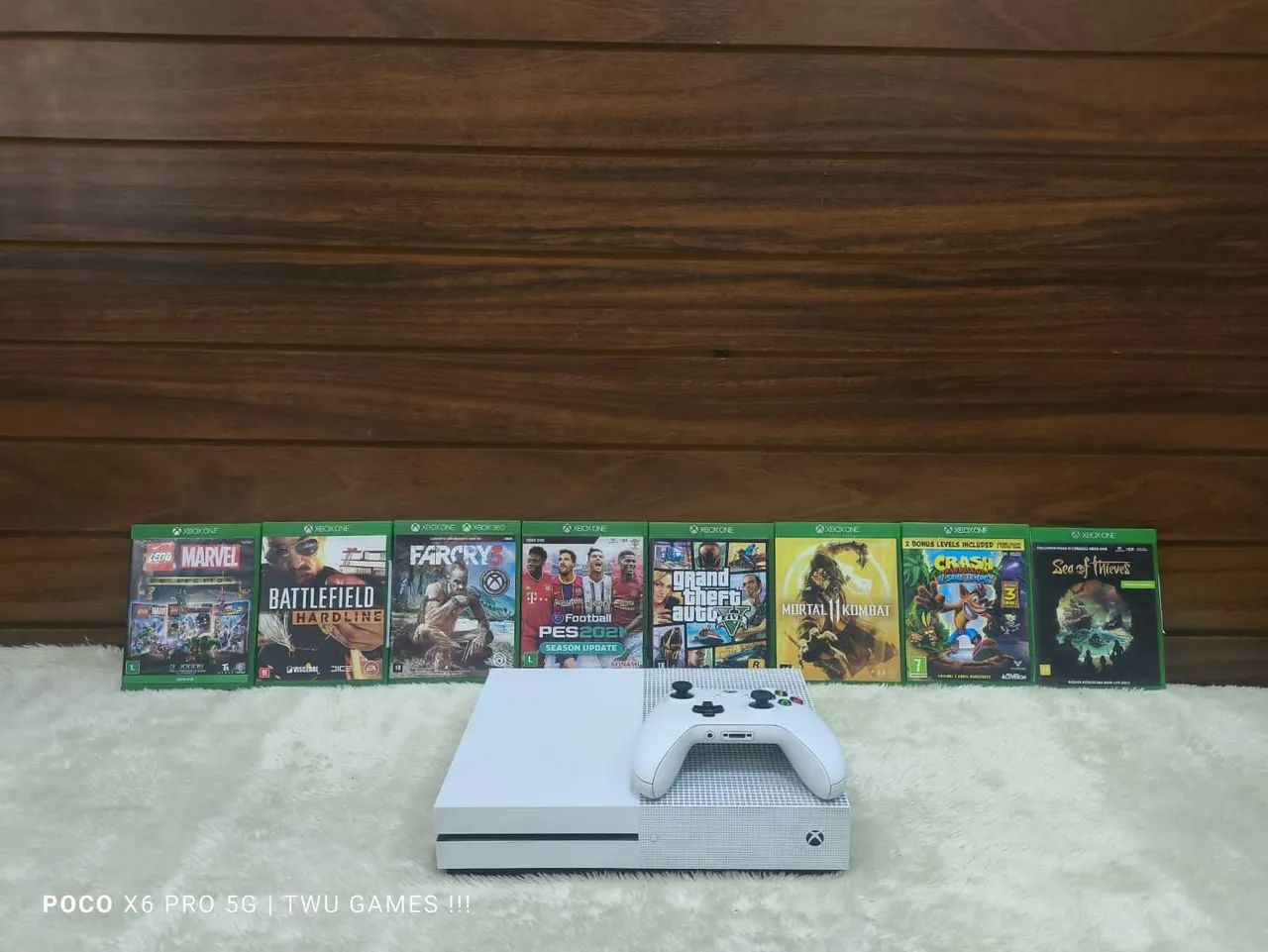 Xbox One S 1tera - Console + Jogos - Imperdível!