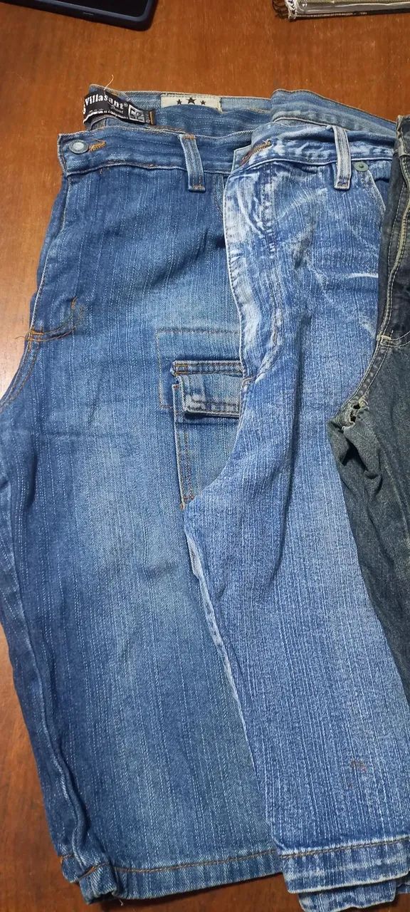 BERMUDAS Jeans Masculinas 4 PECAS Tamanho 54 - Foto 2