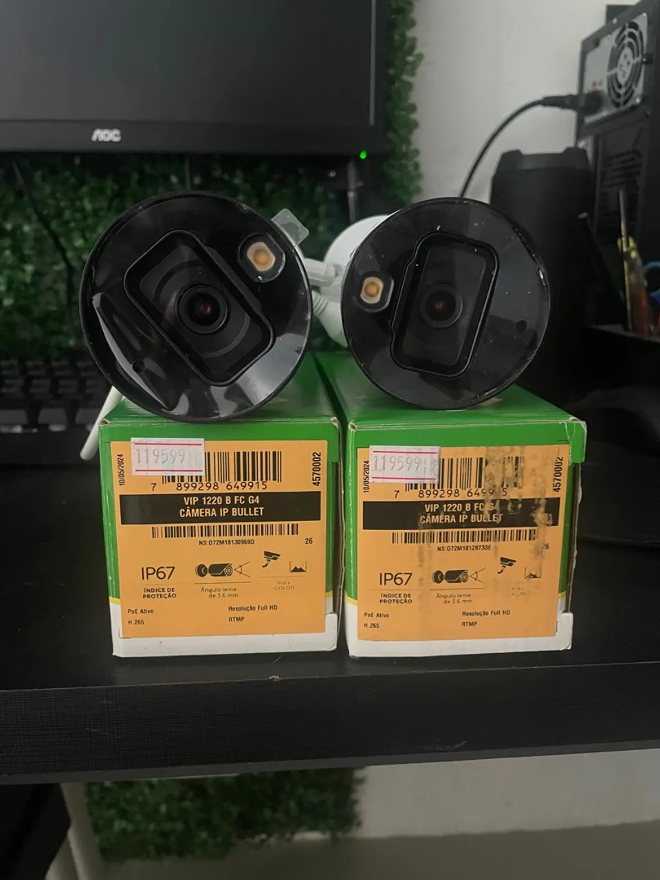 2 Câmera IP Bullet VIP 1220 B FC G4 Intelbras - Full HD