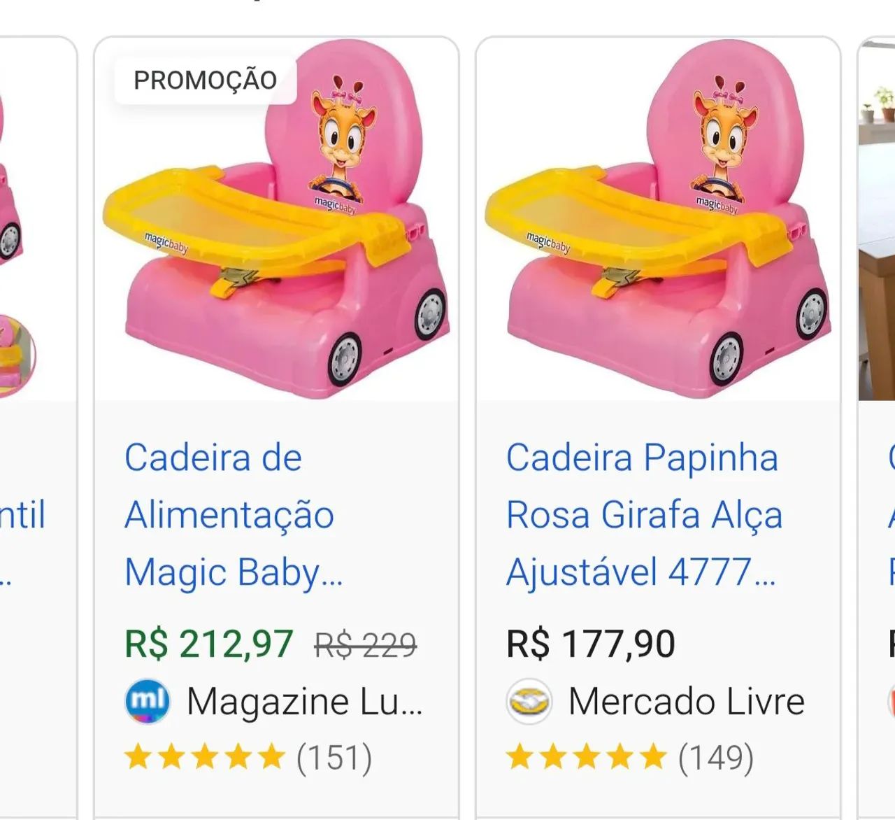 Cadeira de alimentação Excelente Preço 