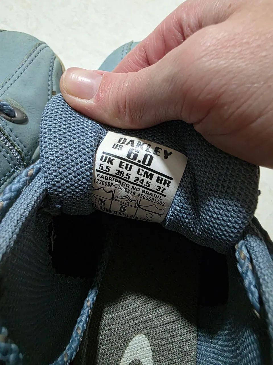 Tênis oakley flak 365 azul - Foto 4