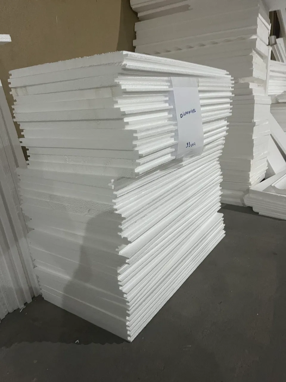 Placas de EPS (Isopor) para Construção - Disponível