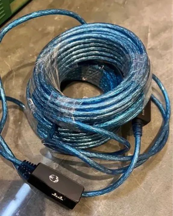 Cabo de Rede Ethernet RJ45 Cat6 Azul 30 Metros