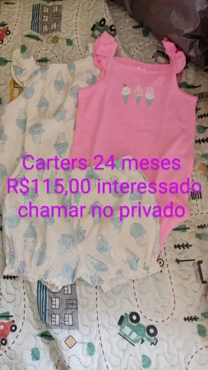 Kit Roupa Bebê - Blusa + Short - Foto 2