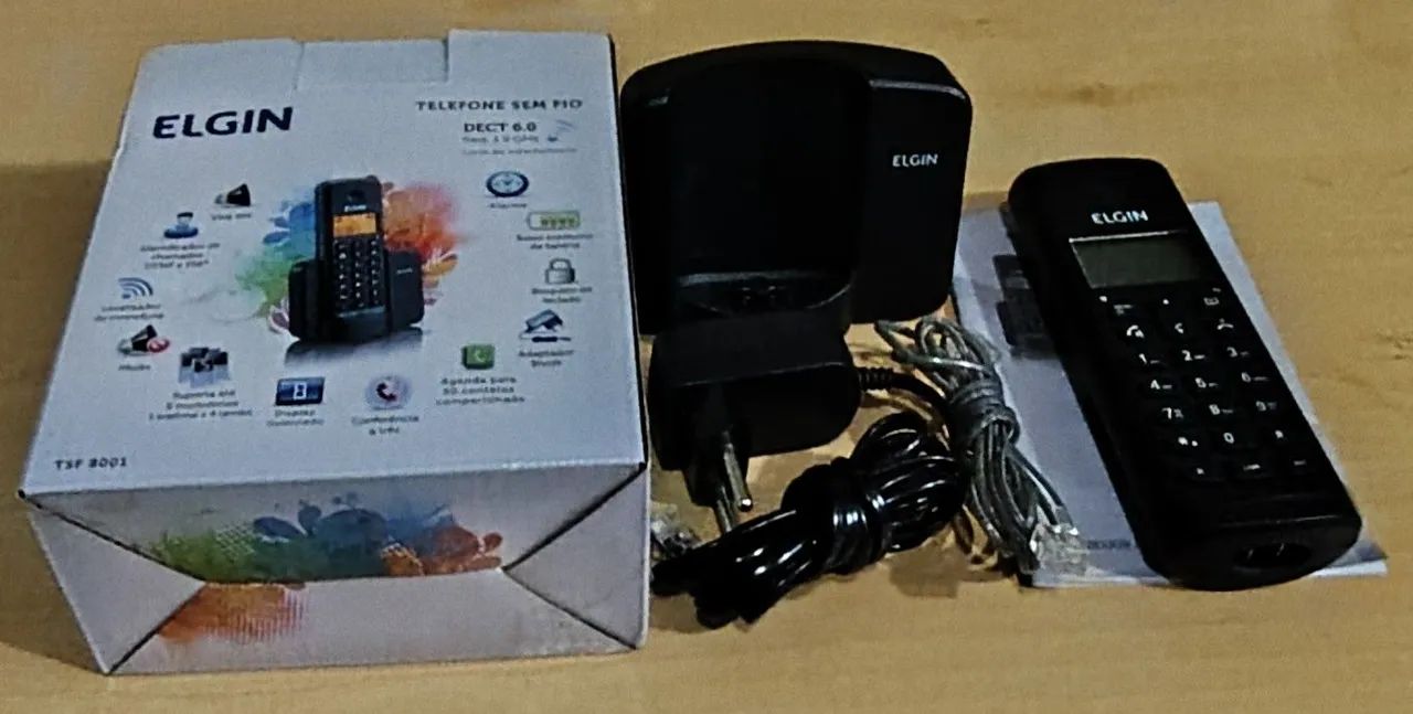 Telefone Sem Fio Elgin TSF8001 Dect 6.0