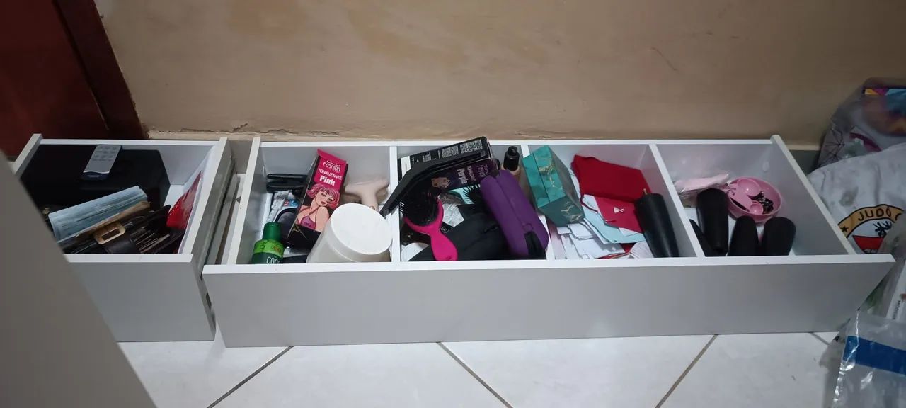 Penteadeira com Espelho e Gavetas - Branca - Foto 5